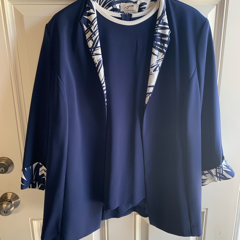 G.W. Division of graffiti Blazer and Blouse